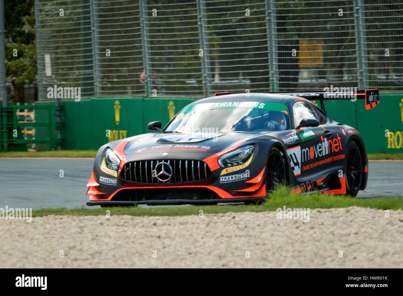 Melbourne, Australien. 23. März 2017. Australische GT Praxis während der 2017 Formel 1 Rolex Australian Grand Prix, Australien am 23. März 2017. Bildnachweis: Dave Hewison Sport/Alamy Live-Nachrichten Stockfoto