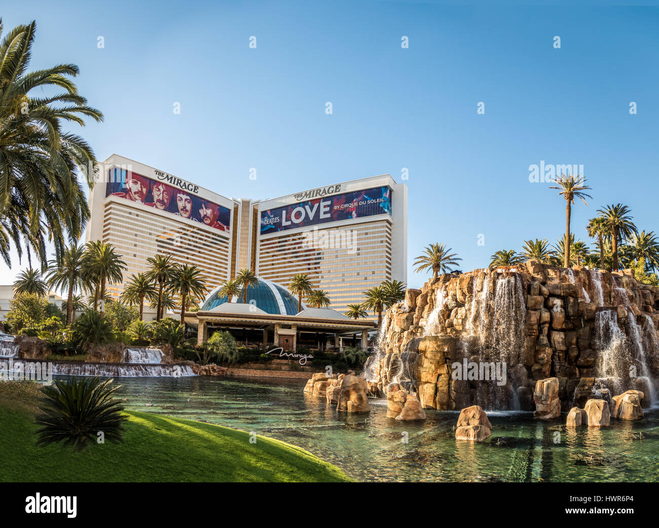 Mirage Hotel Casino - Las Vegas, Nevada, USA Stockfoto