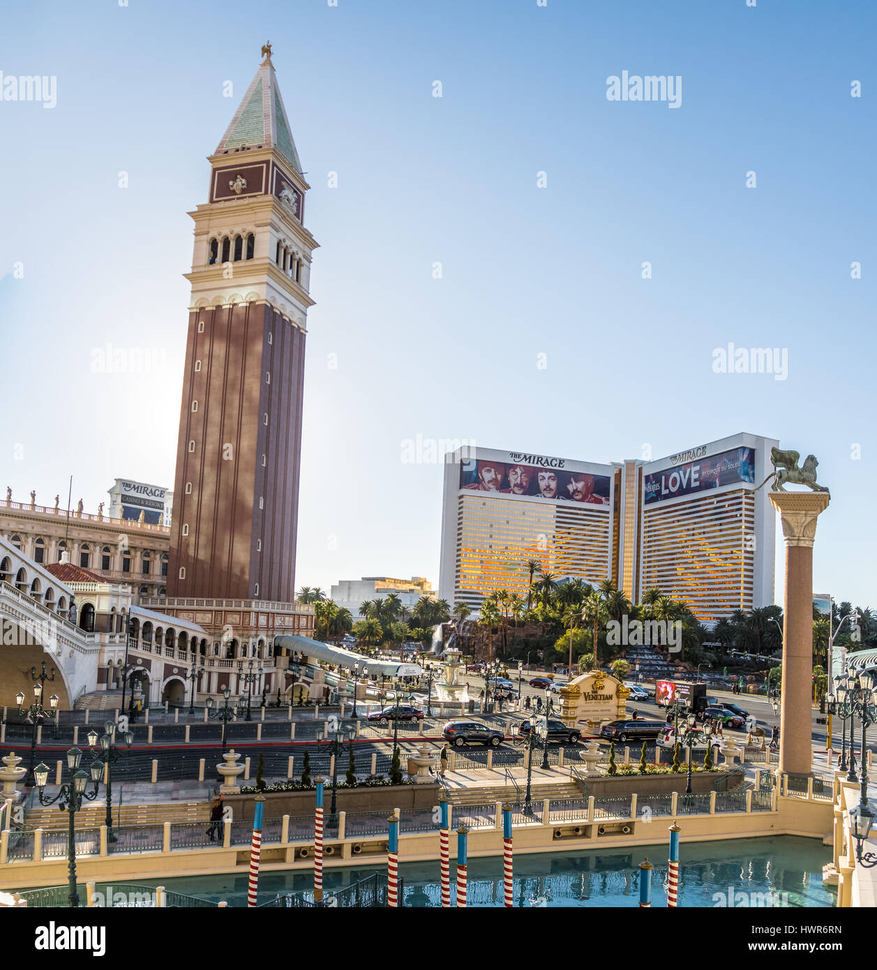 Canal Grande von Venedig Hotel Casino - Las Vegas, Nevada, USA Stockfoto