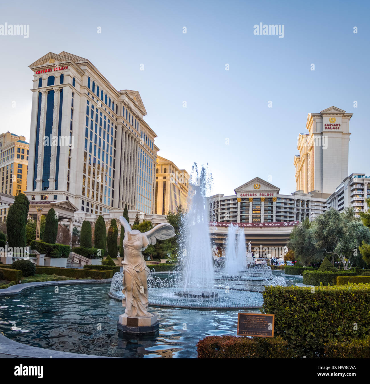 Caesars Palace Hotel and Casino - Las Vegas, Nevada, USA Stockfoto