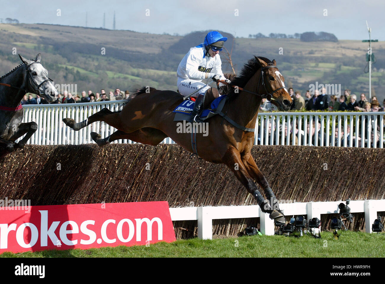 König HARALD NOVIZEN HANDICAP STEEPLE CHASE CHELTENHAM RACECOURSE CHELTENHAM 17. März 2005 Stockfoto