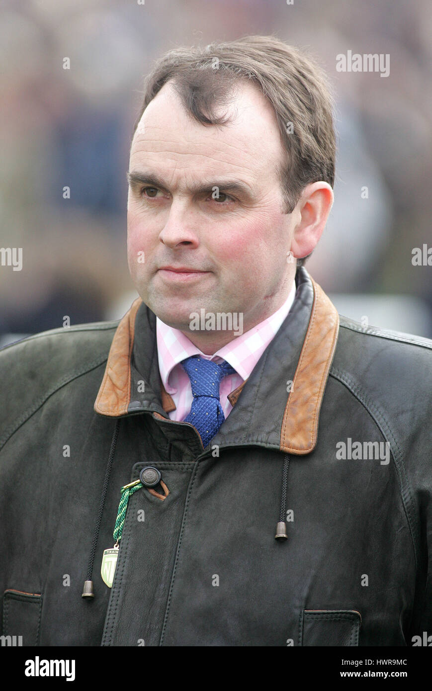 ALAN KING RACE HORSE TRAINER CHELTENHAM RACECOURSE CHELTENHAM 15. März 2005 Stockfoto