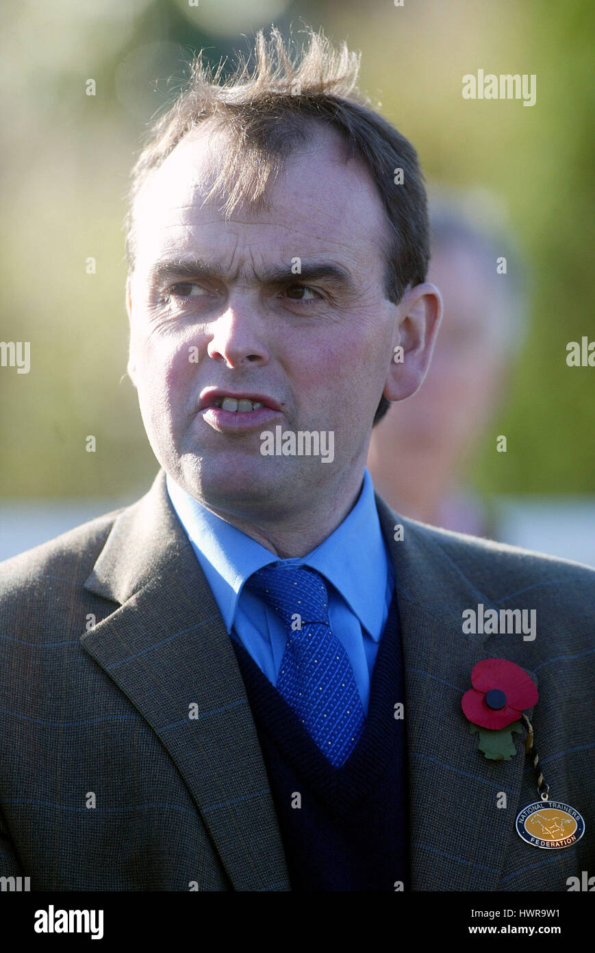 ALAN KING RACE HORSE TRAINER CHELTENHAM RACECOURSE CHELTENHAM 13. November 2004 Stockfoto