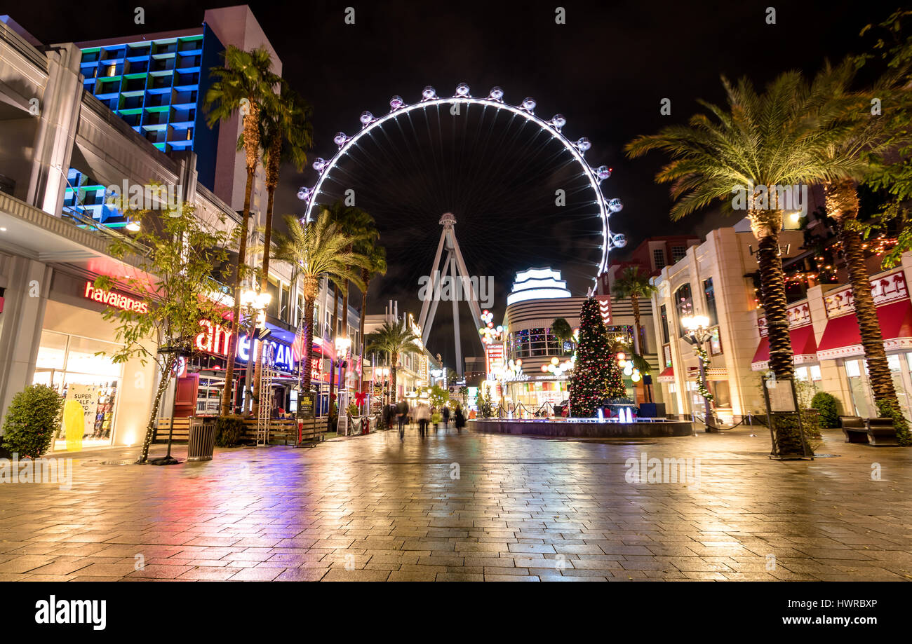 Das High Roller Riesenrad An Der Linq Hotel And Casino In