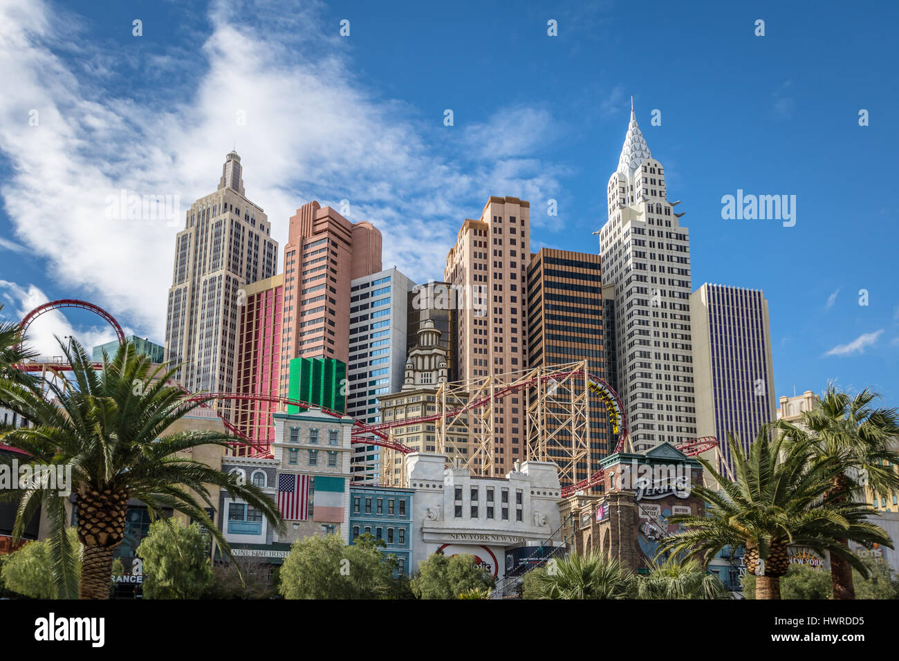 New York New York Hotel and Casino - Las Vegas, Nevada, USA Stockfoto