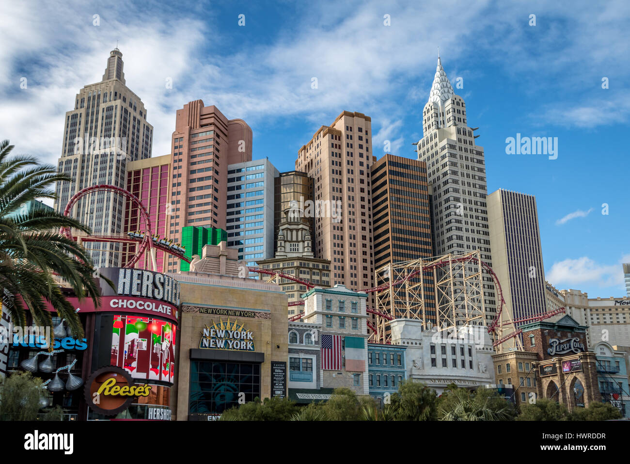 New York New York Hotel and Casino - Las Vegas, Nevada, USA Stockfoto
