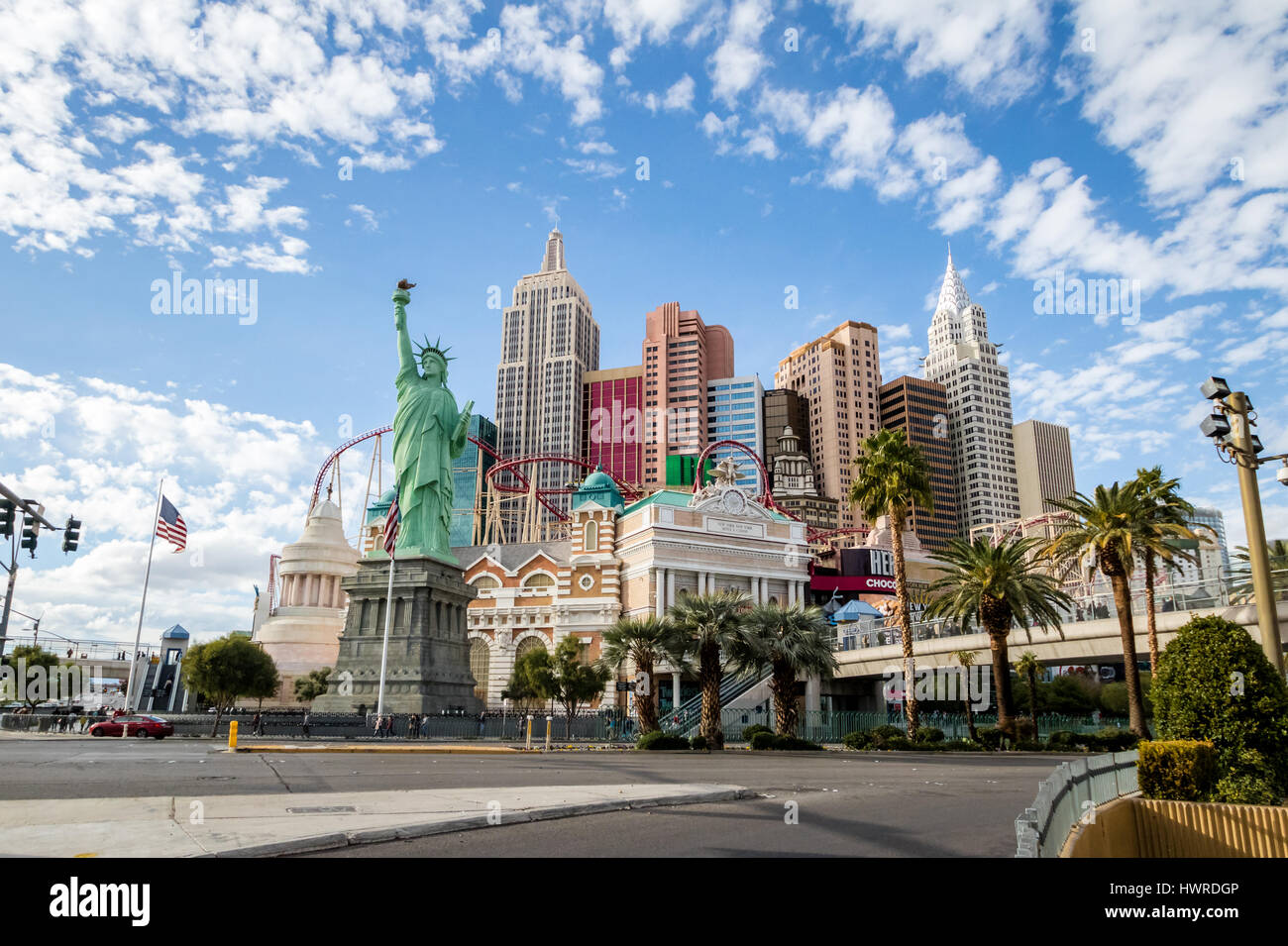 New York New York Hotel and Casino - Las Vegas, Nevada, USA Stockfoto