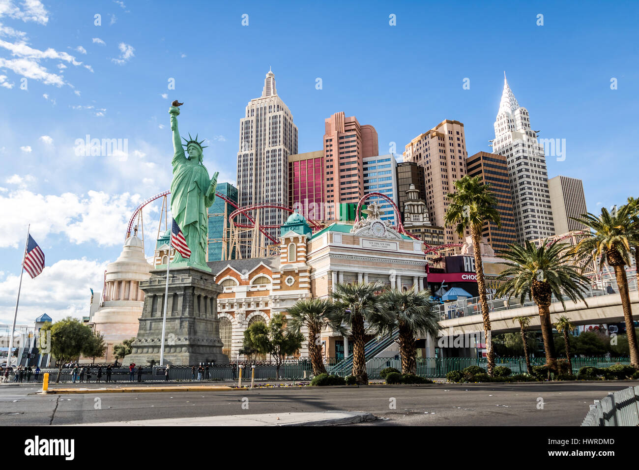 New York New York Hotel and Casino - Las Vegas, Nevada, USA Stockfoto