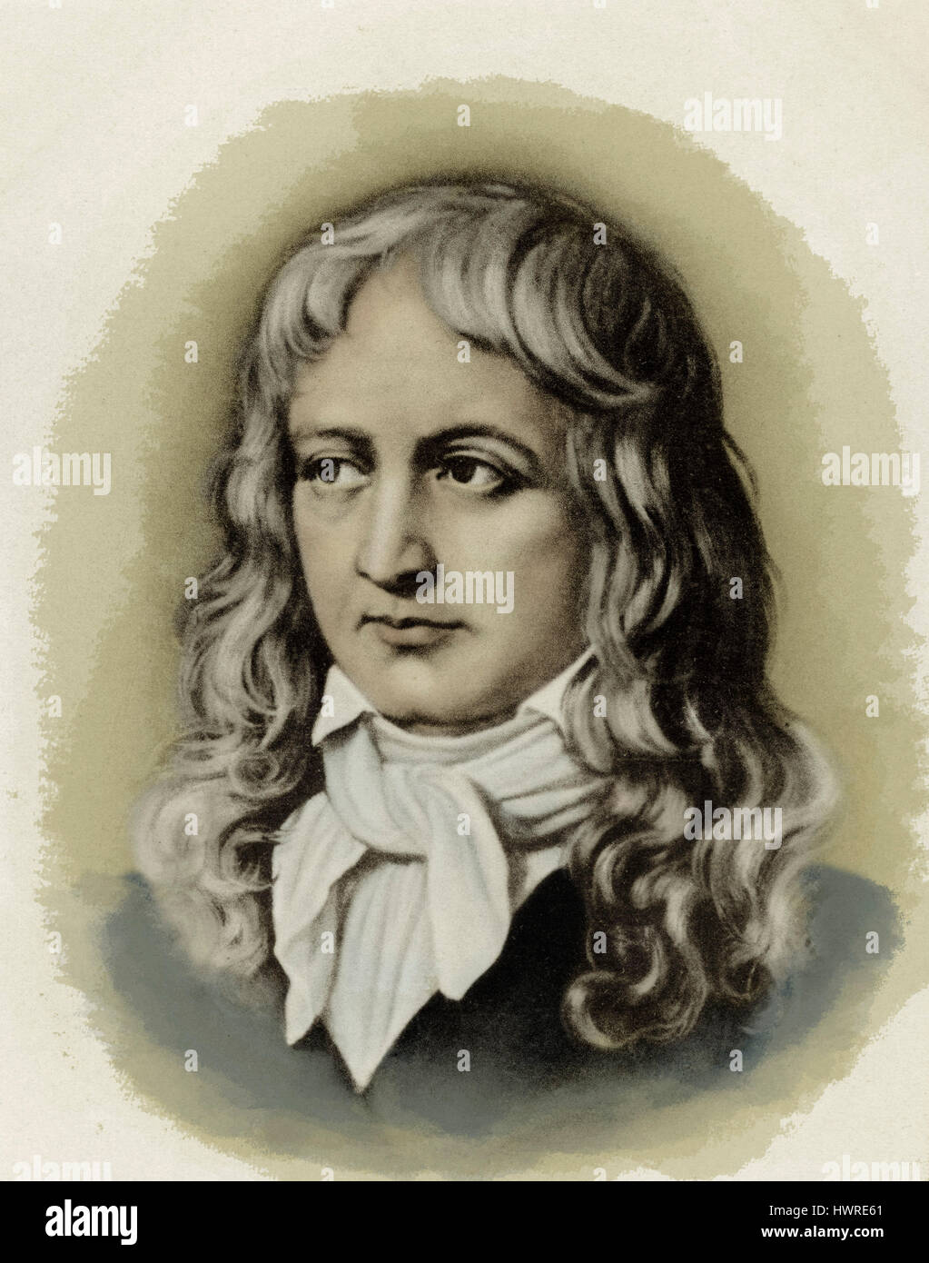 Jacques-Henri Bernardin de Saint-Pierre, Portrait. Französischer Schriftsteller. 19. Januar 1737 21. Januar 1814 Stockfoto