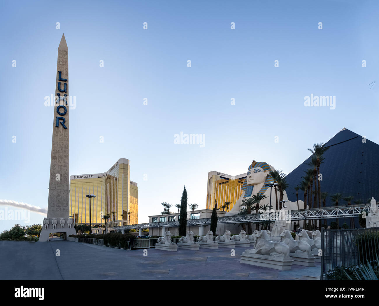 Luxor Hotel Casino - Las Vegas, Nevada, USA Stockfoto