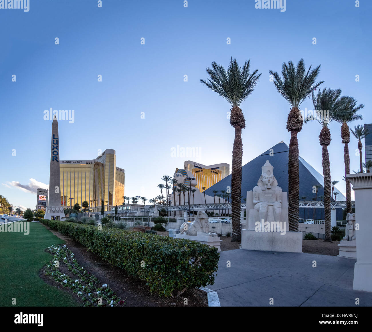 Luxor Hotel Casino - Las Vegas, Nevada, USA Stockfoto