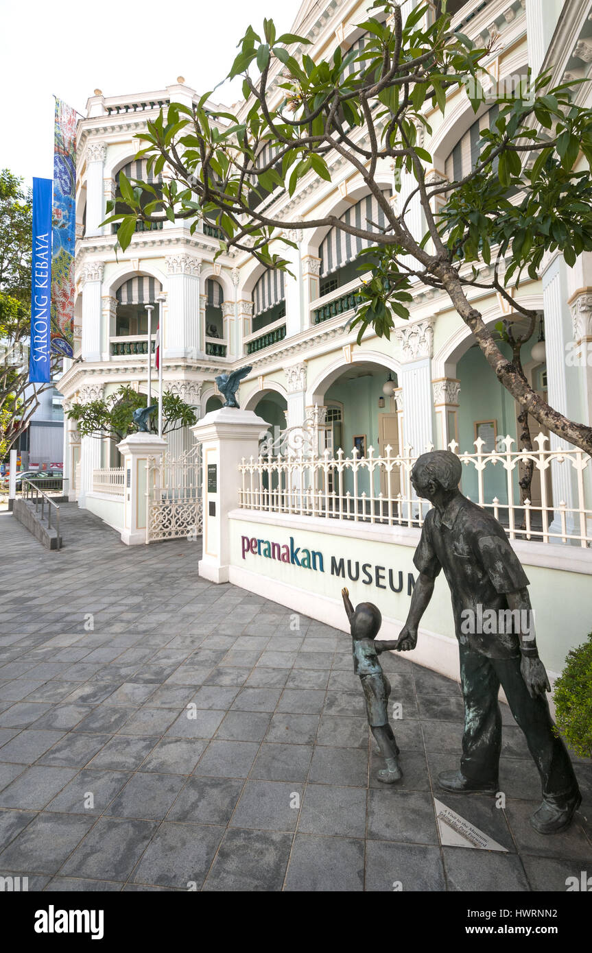 Singapur, Peranakan Museum Stockfoto