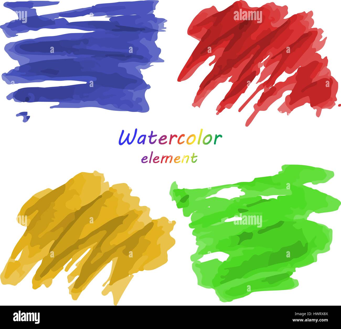 Aquarell Vektor Hintergrund. Stock Vektor