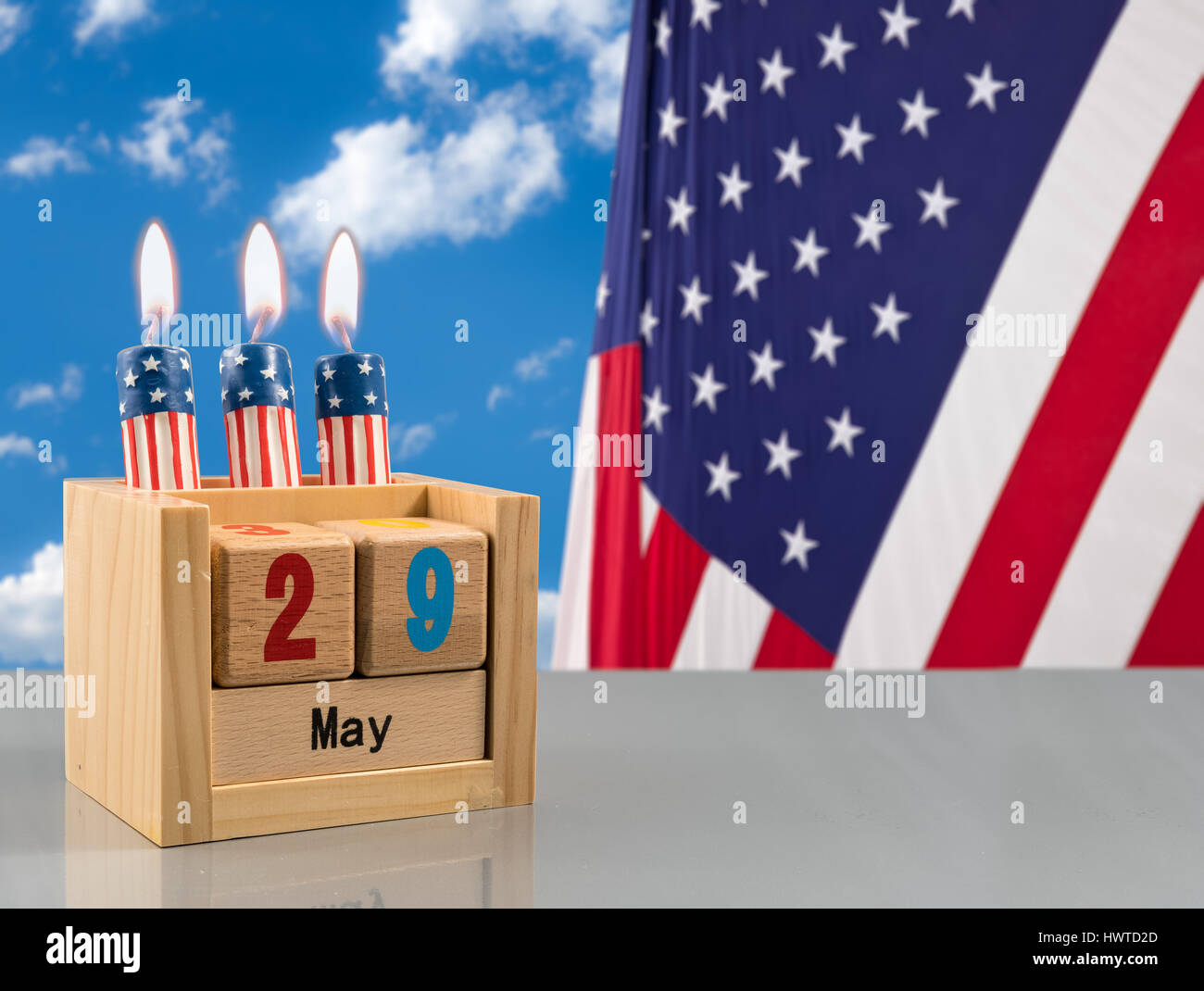 Erinnerung für Memorial Day am 29 kann 2017 Stockfoto