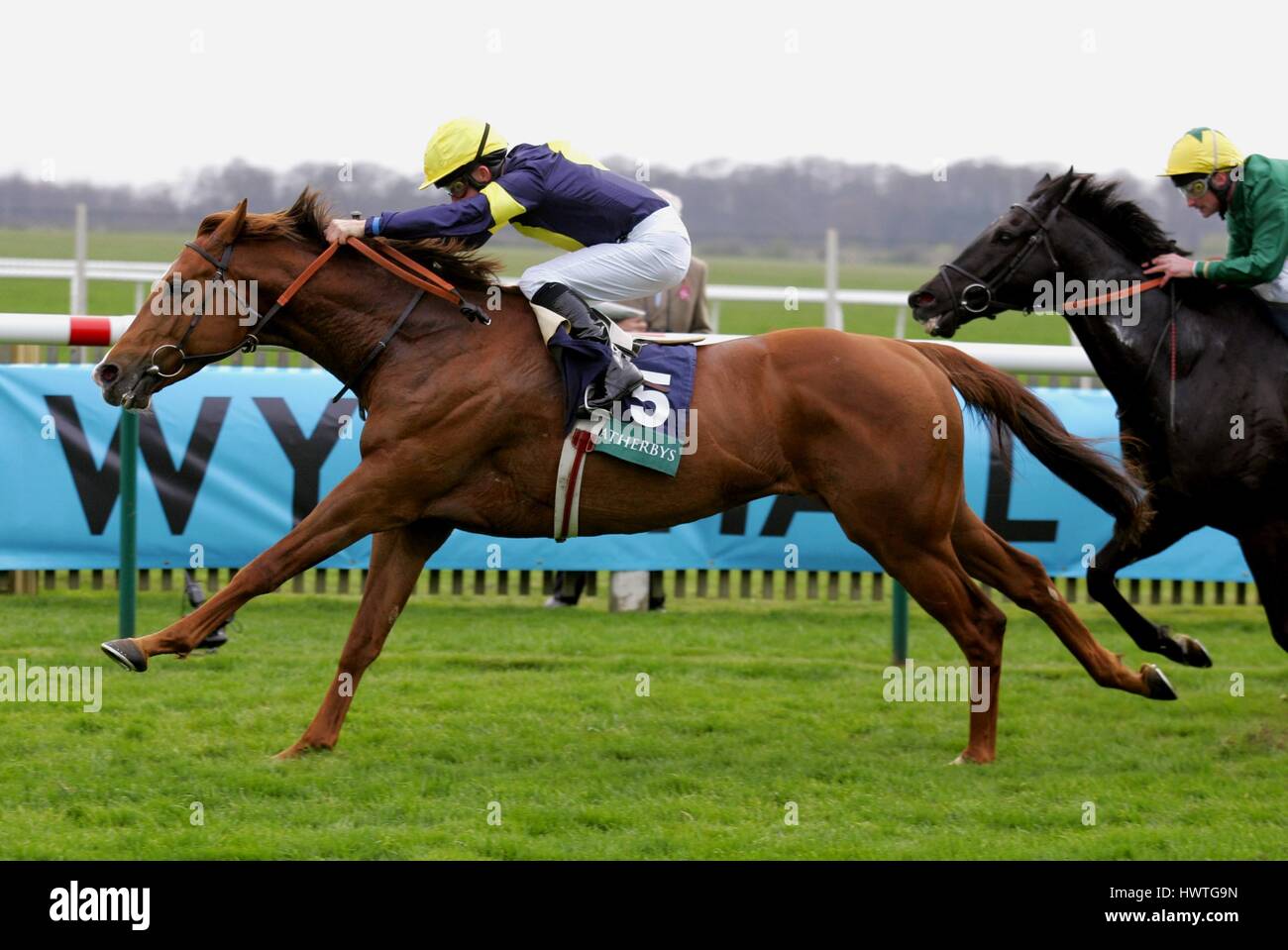 NOTNOWCATO WEATHERBY EARL OF SEFTON STK ROWLEY Meile Kurs NEWMARKET ENGLAND 19. April 2006 Stockfoto