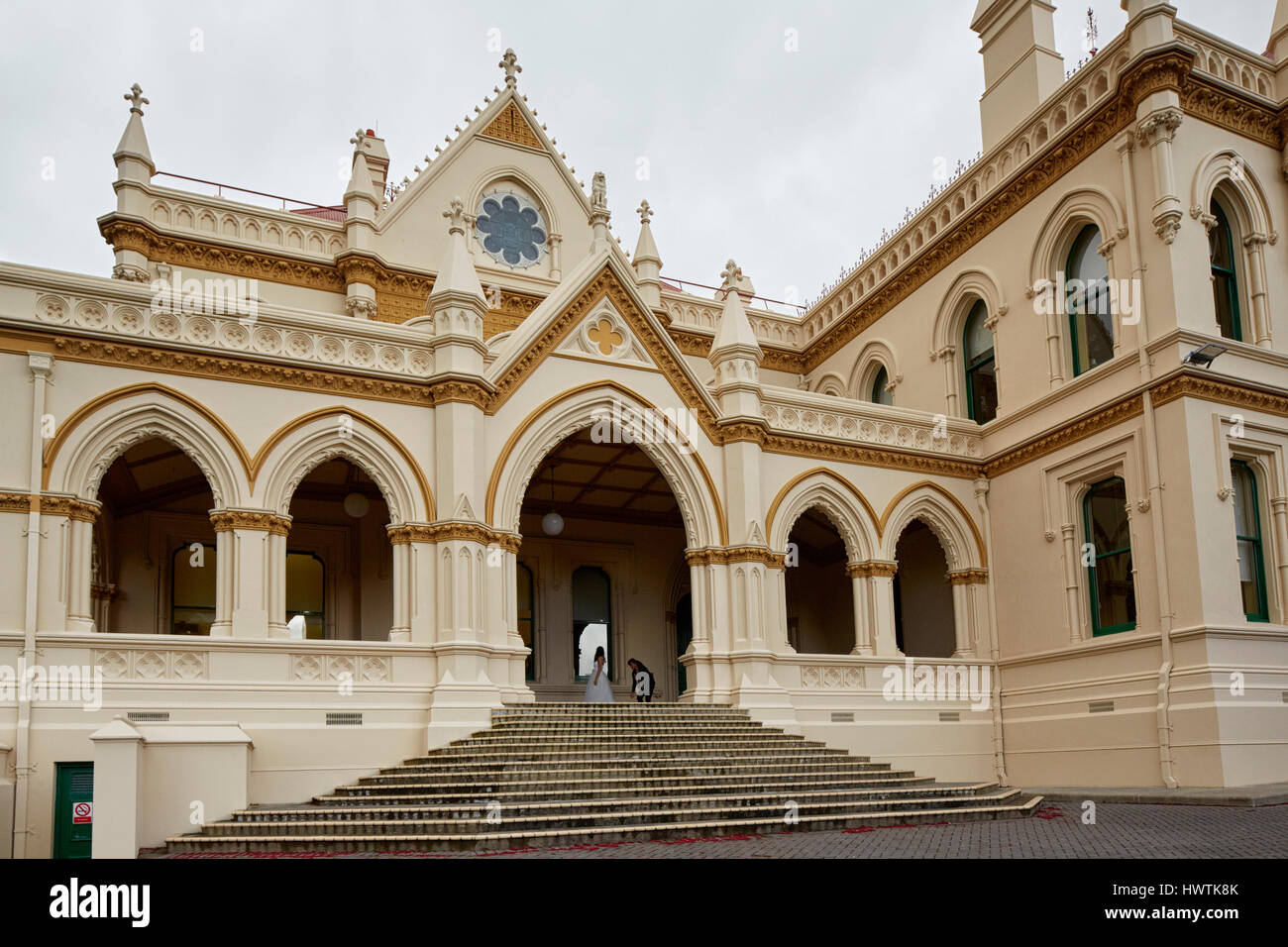 Parlamentsbibliothek, Wellington, Neuseeland Stockfoto