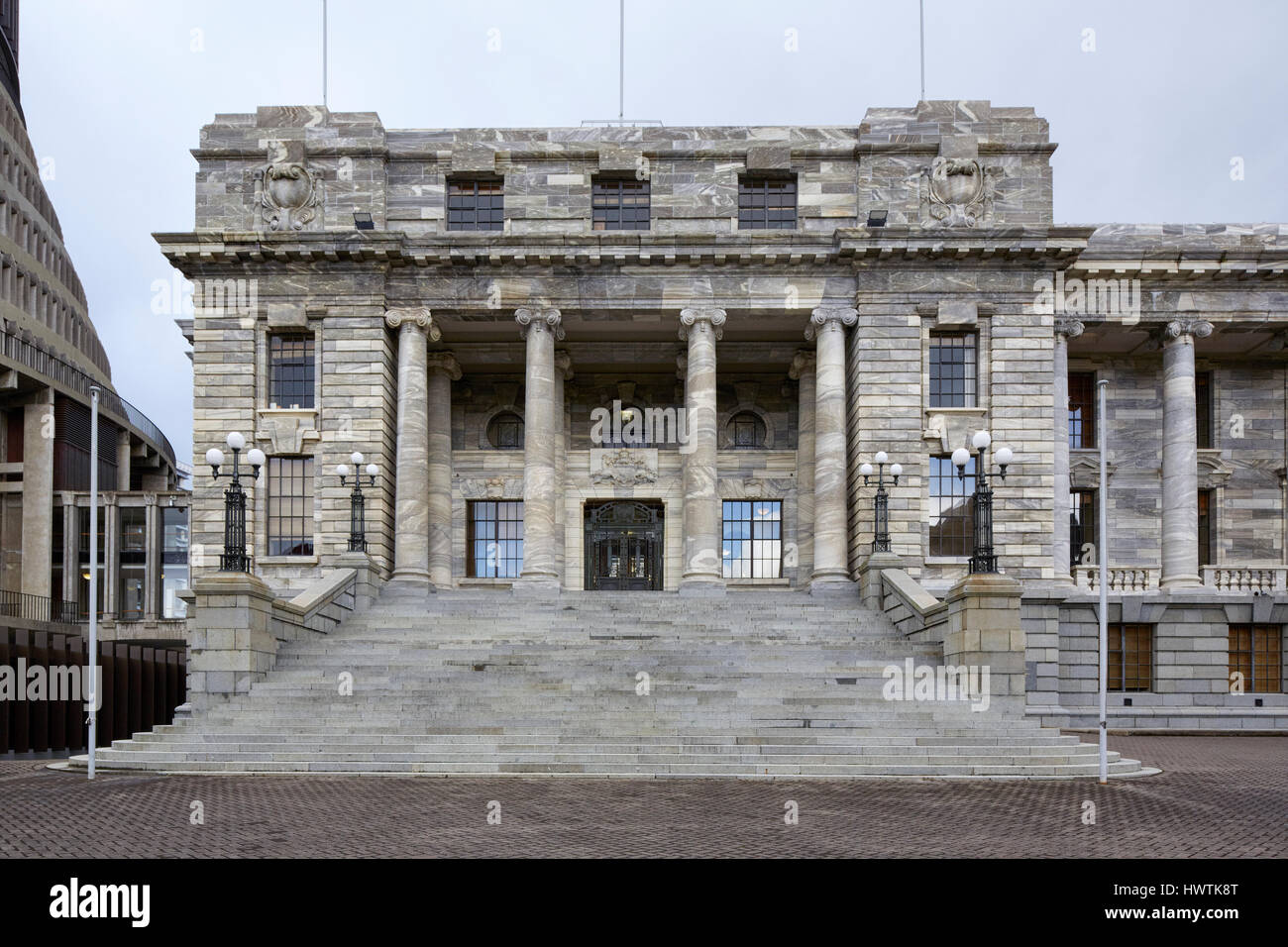 Parliament House, Wellington, Neuseeland Stockfoto