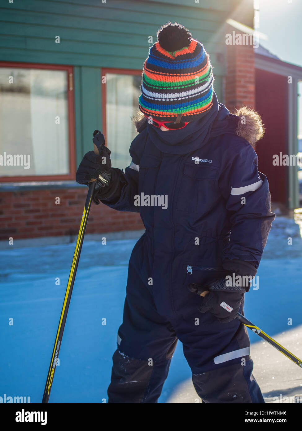 Nord-Norwegen-Mode Stockfoto