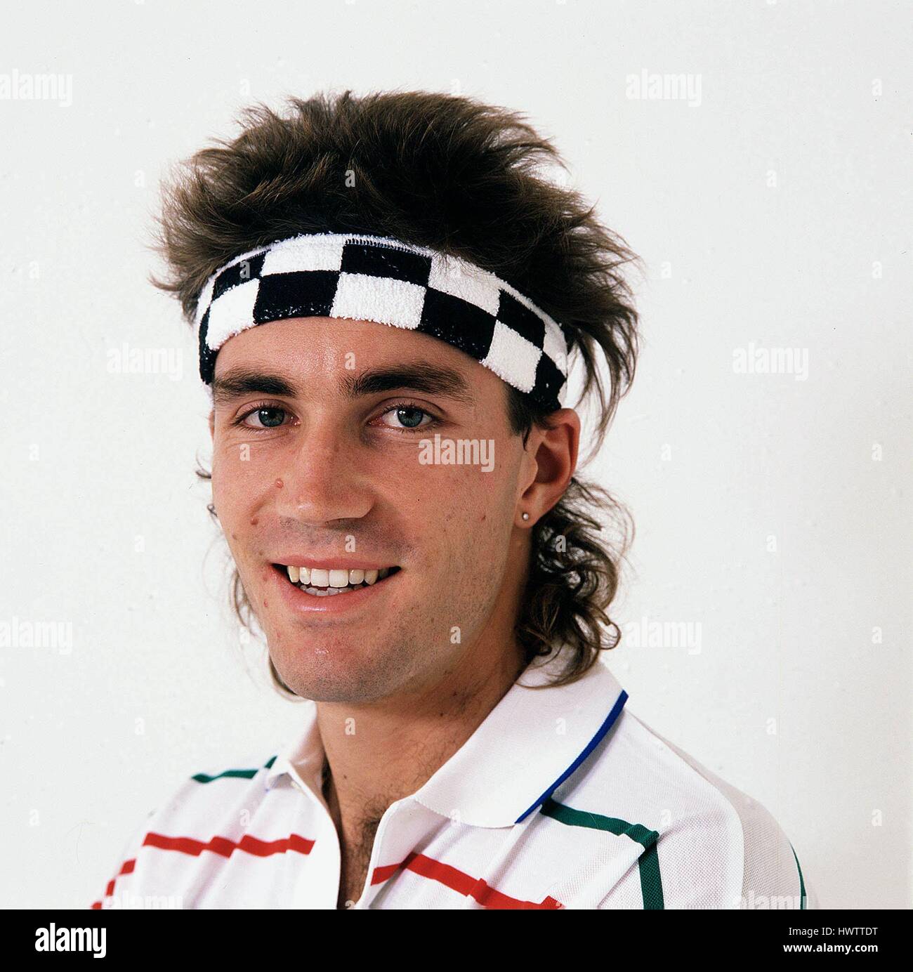 PAT CASH-TENNIS-Spieler 1. Juli 1987 Stockfotografie - Alamy