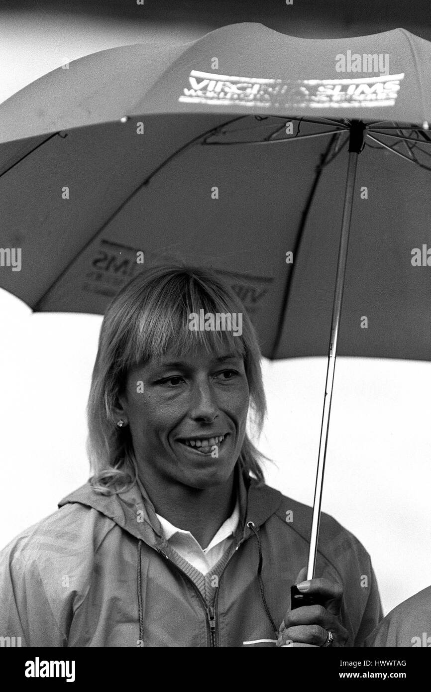 MARTINA NAVRATILOVA WIMBLEDON Meisterschaft 29. Juni 1985 Stockfoto