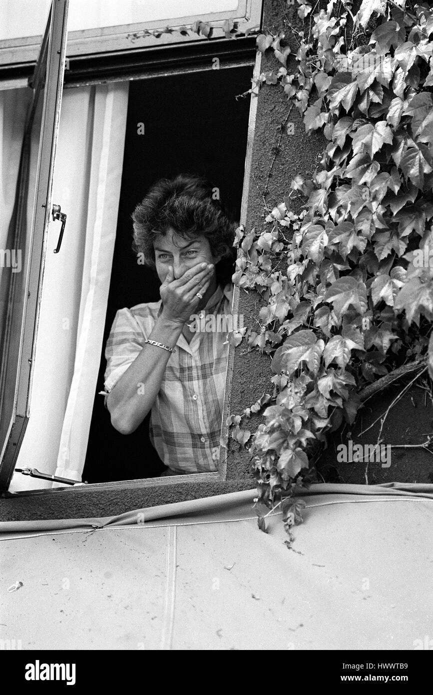 VIRGINIA WADE WIMBLEDON Meisterschaft 27. Juni 1983 Stockfoto