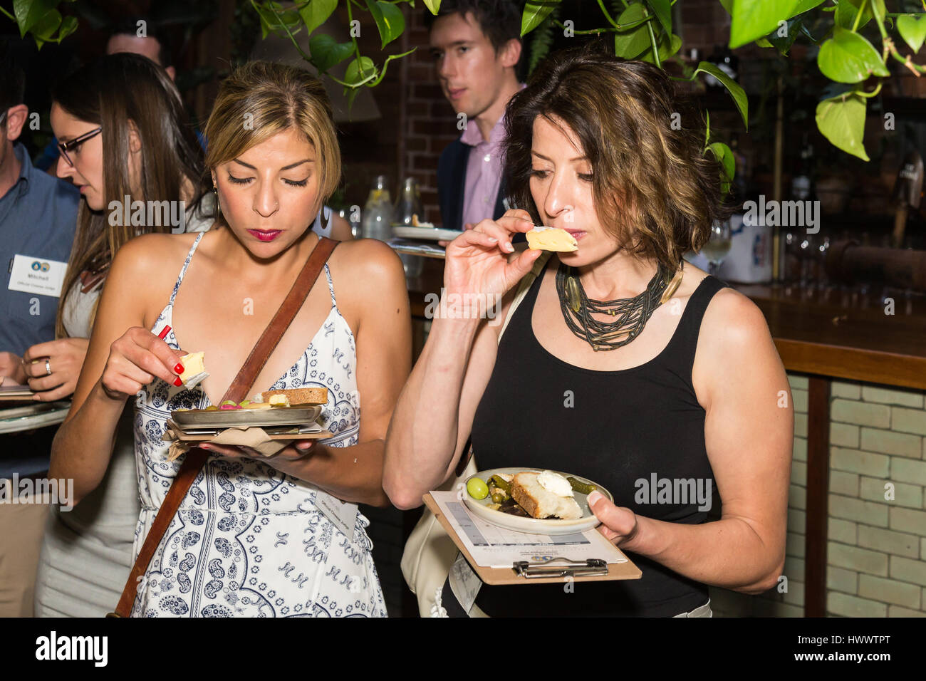 Die Australian Grand Molkerei Awards präsentiert ein Abend der Käse, der Garten von Alexandria, Huntley Street, Alexandria, Sydney, Australien. Stockfoto