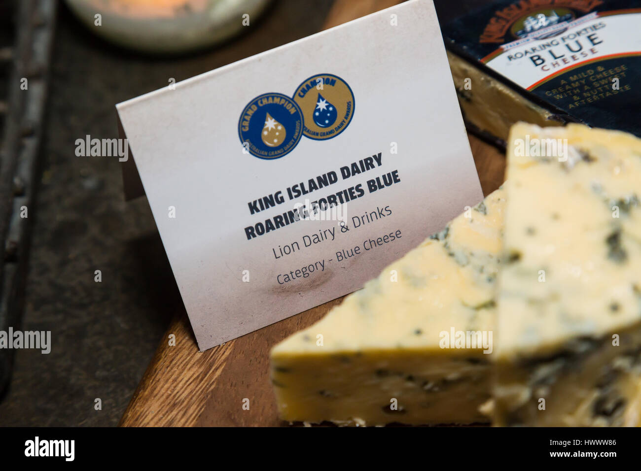 Die Australian Grand Molkerei Awards präsentiert ein Abend der Käse, der Garten von Alexandria, Huntley Street, Alexandria, Sydney, Australien. Stockfoto