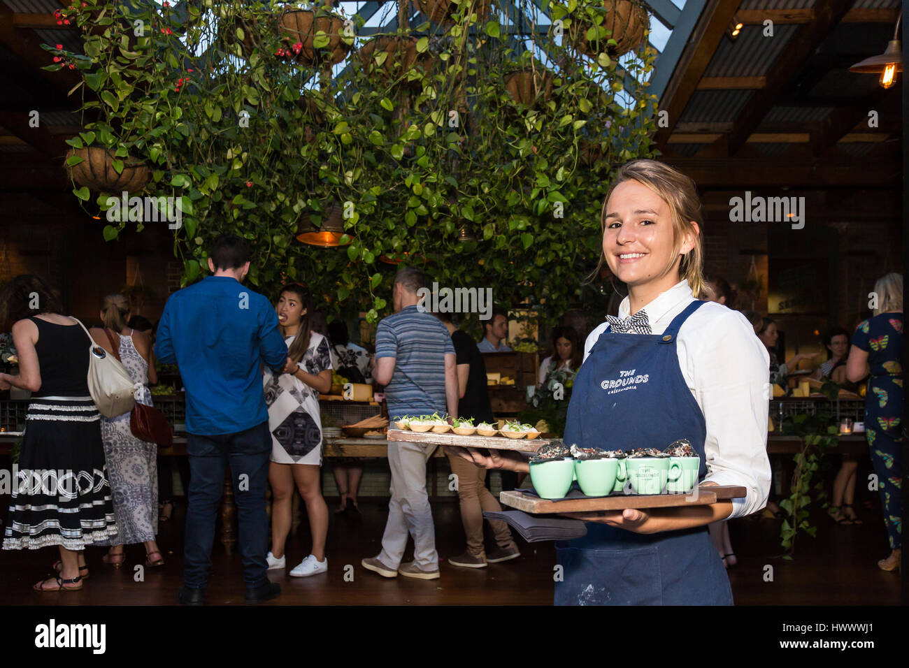 Die Australian Grand Molkerei Awards präsentiert ein Abend der Käse, der Garten von Alexandria, Huntley Street, Alexandria, Sydney, Australien. Stockfoto