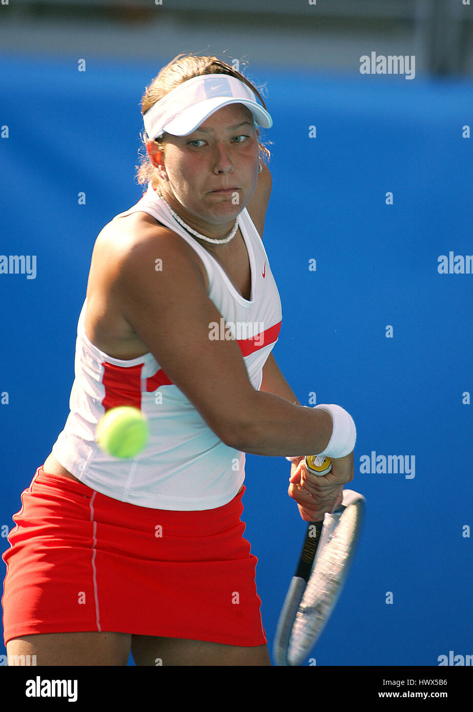 BARBORA STRYCOVA Belgien Athen Griechenland 15. August 2004 Stockfoto