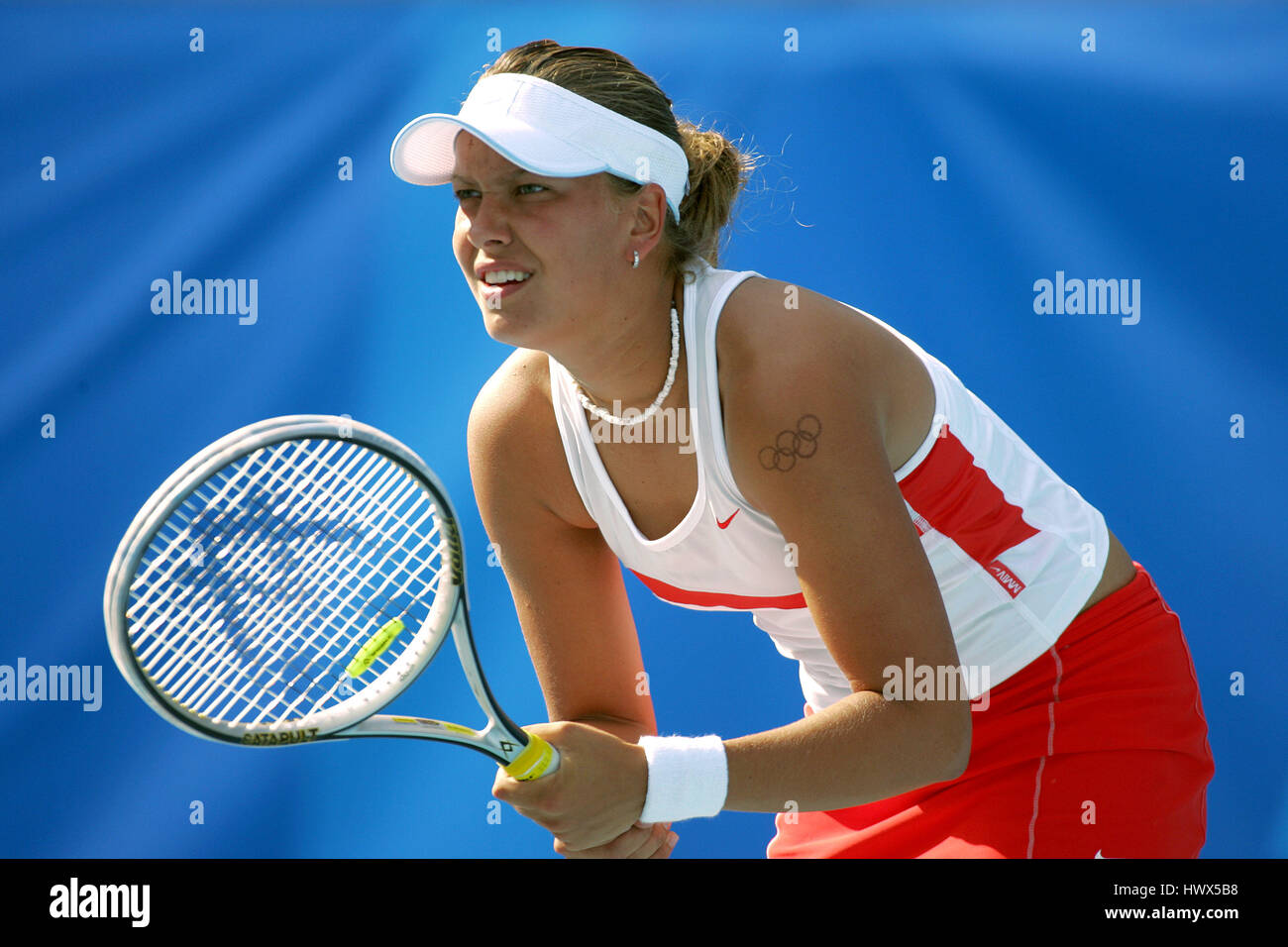 BARBORA STRYCOVA Tschechien Athen Griechenland 15. August 2004 Stockfoto