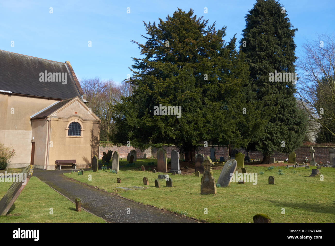 St. Michael Kirche von Himley Hall Staffordshire UK Stockfoto