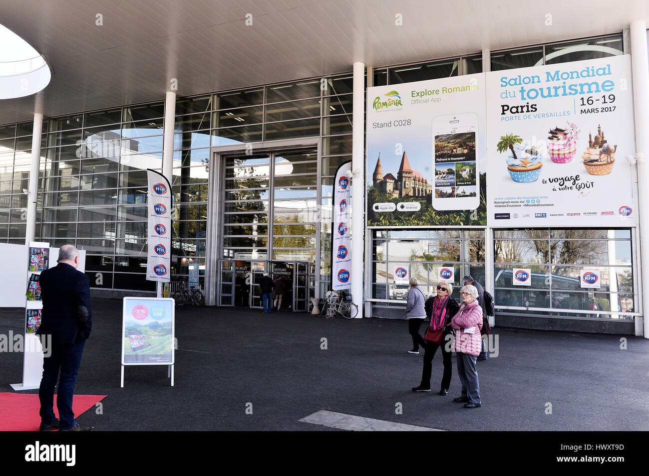 Parc Expo - Messegelände Parc des Expositions - Versailles, Paris 15., Frankreich Stockfoto