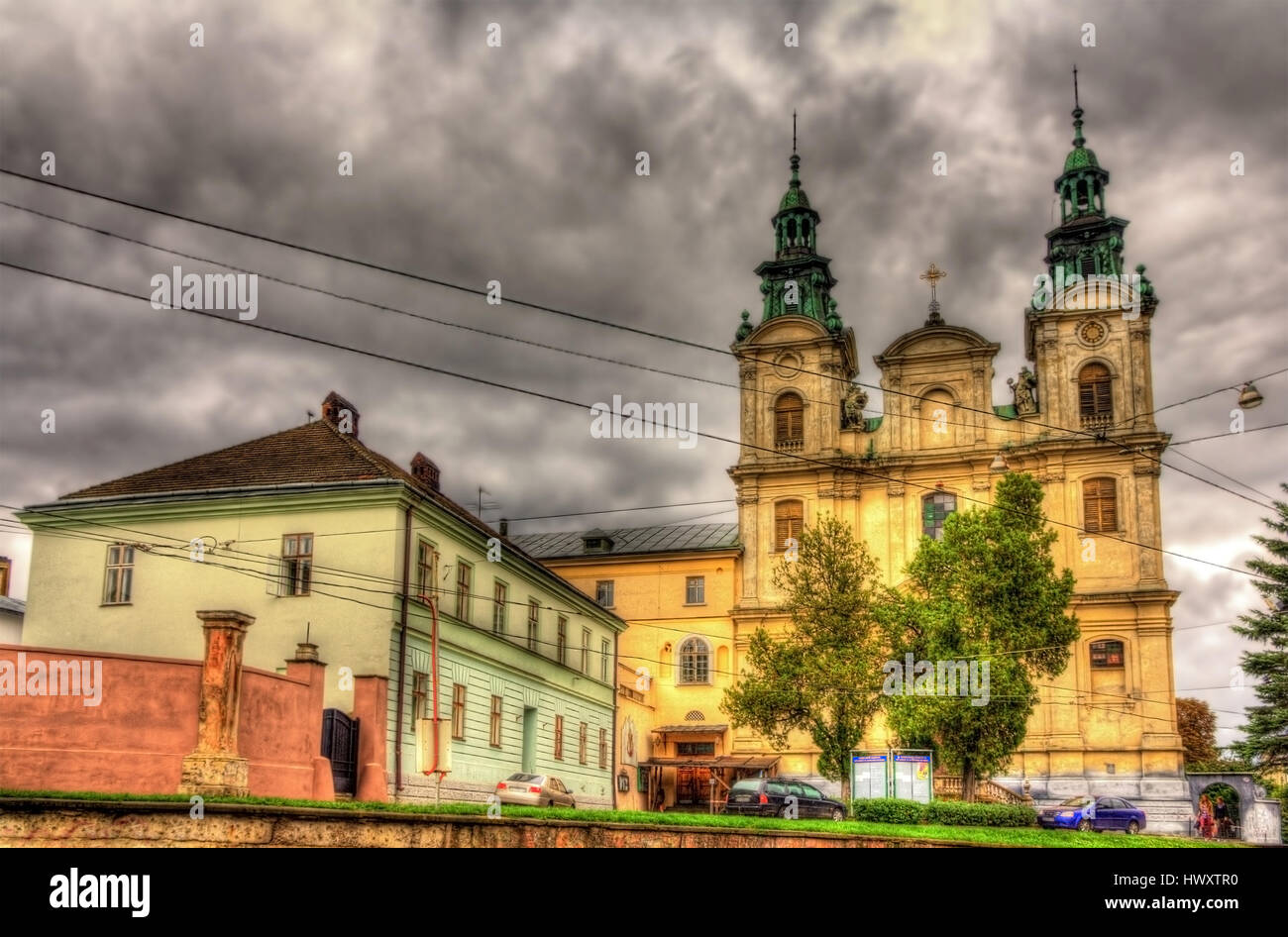 Kirche St. Maria Magdalena in Lemberg, Ukraine Stockfoto
