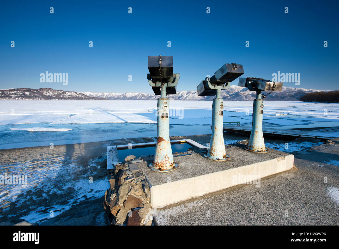 Lake Kussharo, Hokkaido, Japan Stockfoto