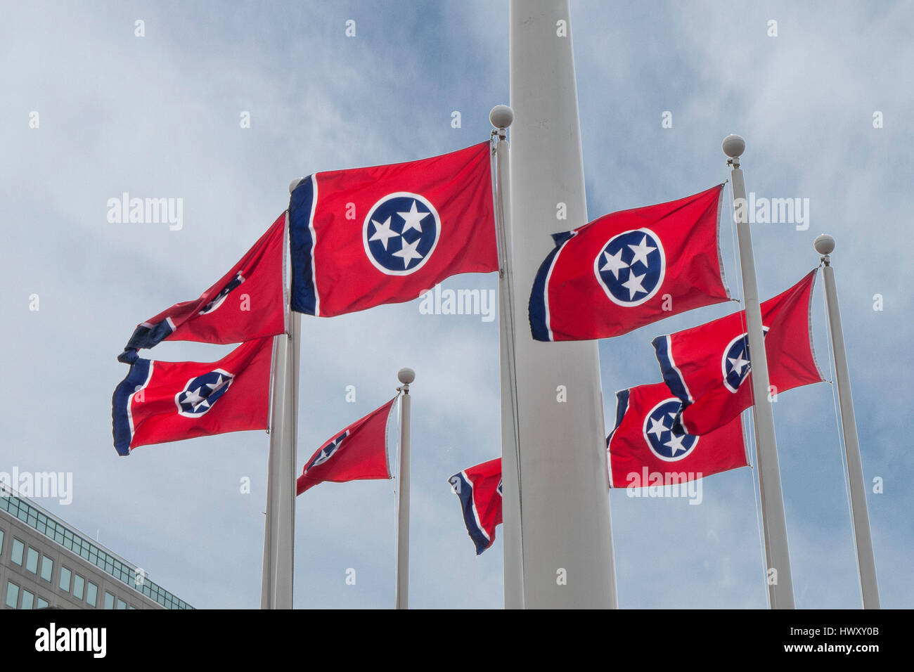 Tennessee State Flags, Nashville, Tennessee Stockfoto