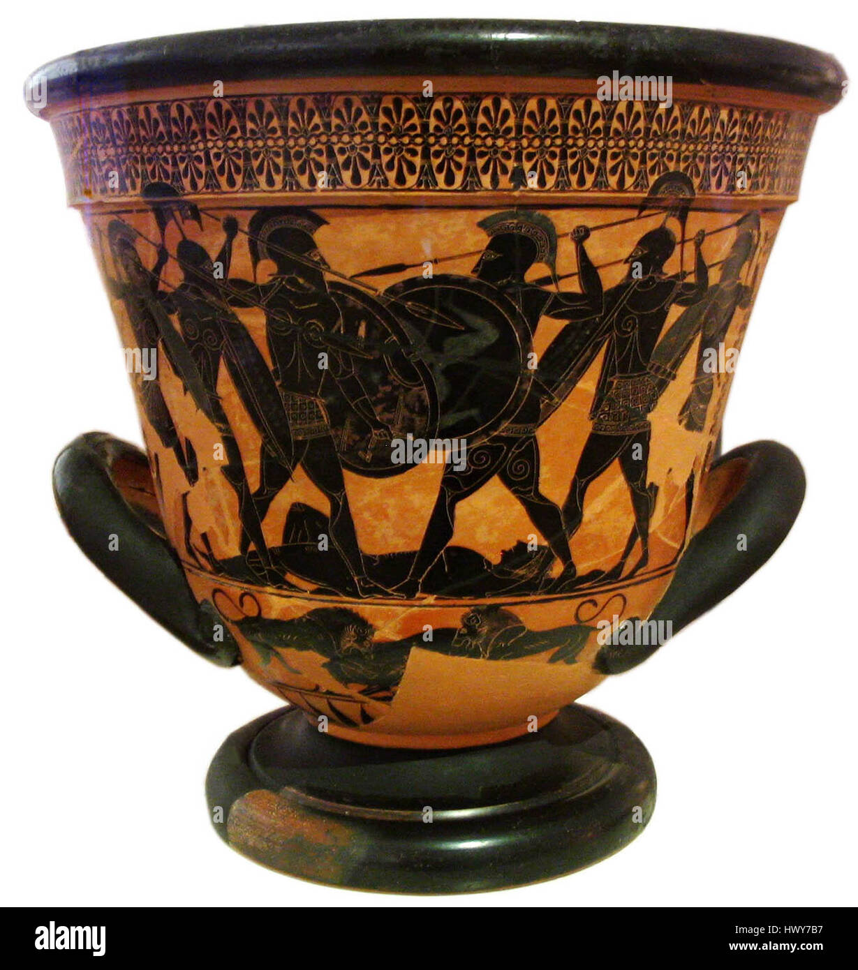 Antik Deko Aufdruck Griechische Deko Bemalt Terracottas OLYMPIA