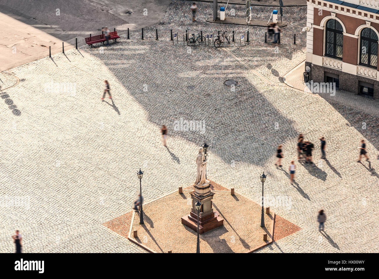 Lettland, Riga, Rathausplatz Stockfoto