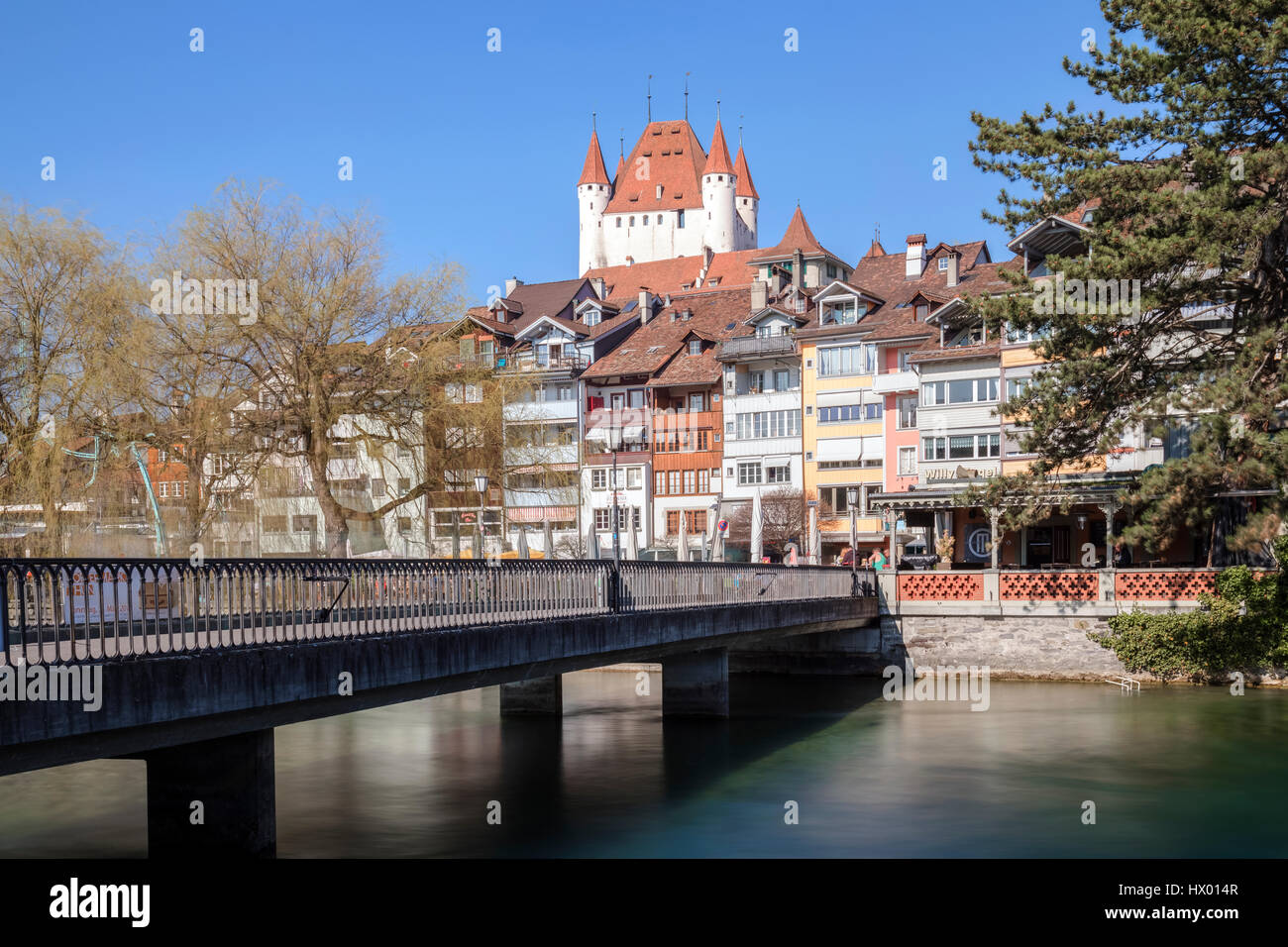 Burgberg, Thun, Bern, Schweiz Stockfoto