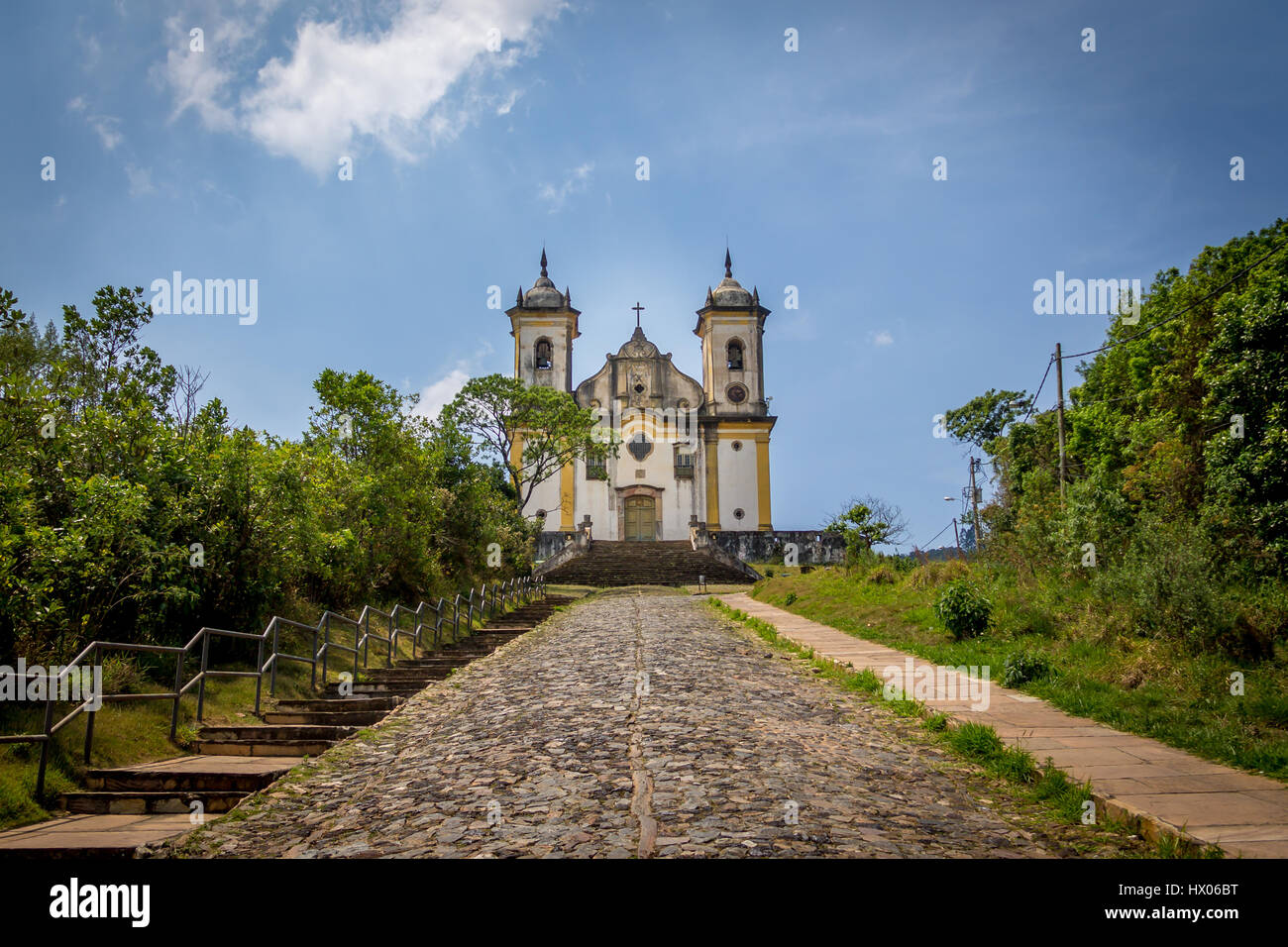 Sao Francisco de Paula Kirche in Ouro Preto - Minas Gerais, Brasilien Stockfoto