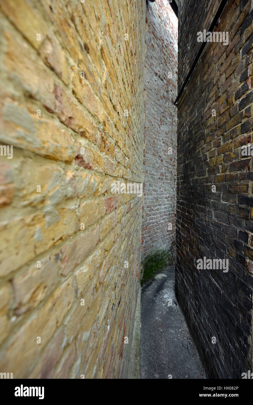 Squeeze Darm Alley, Whitstable, Kent Stockfoto