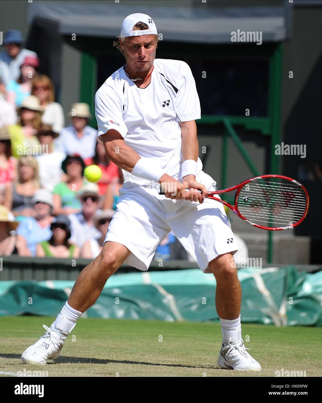 LLEYTON HEWITT Australien WIMBLEDON LONDON ENGLAND 25. Juni 2009 Stockfoto