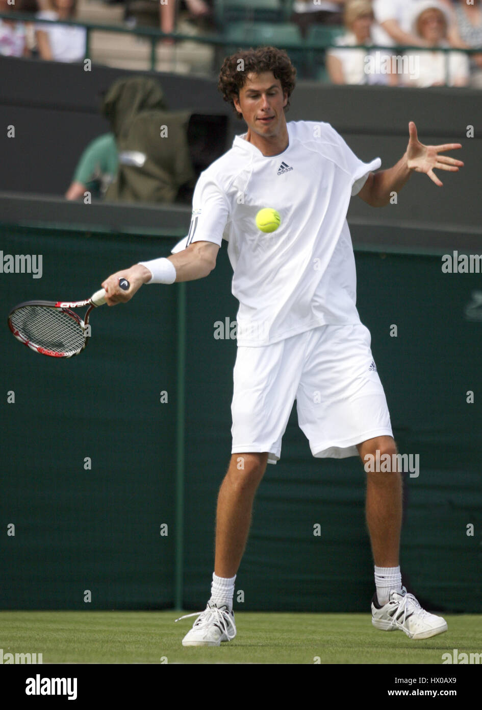 ROBIN HAASE Niederlande WIMBLEDON LONDON ENGLAND 23. Juni 2008 Stockfoto