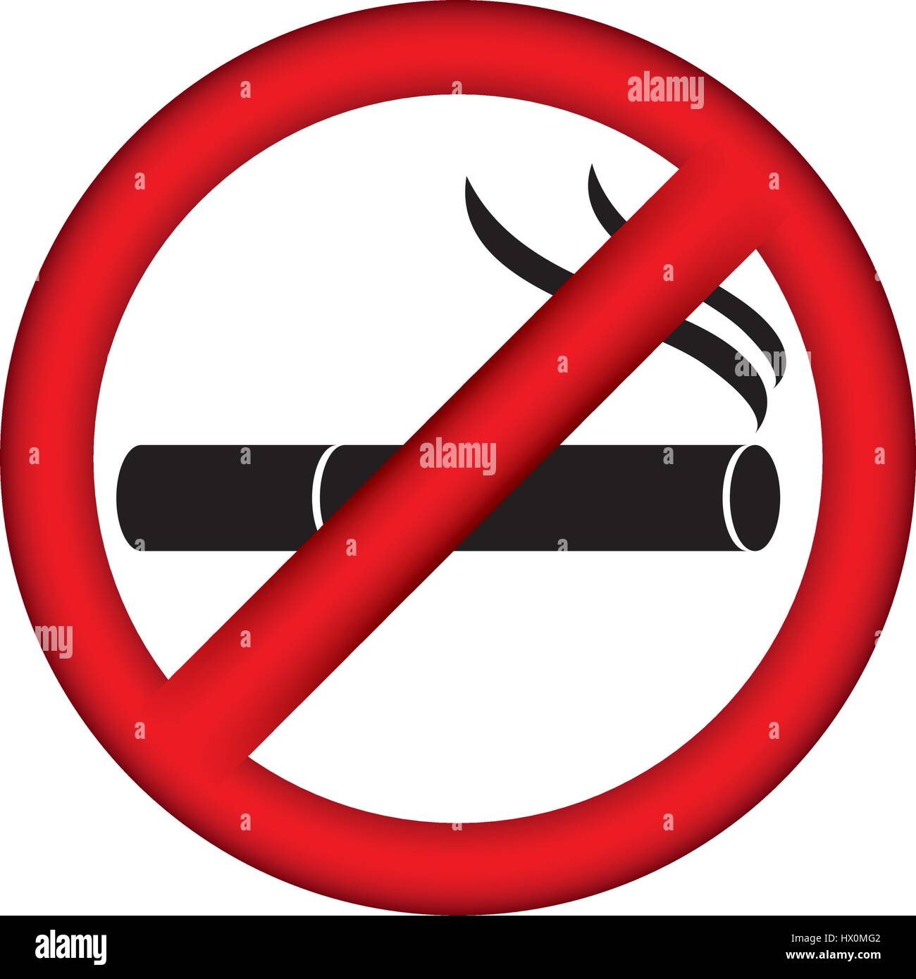 Kein Rauchen Symbol Symbol Stock Vektorgrafik Alamy