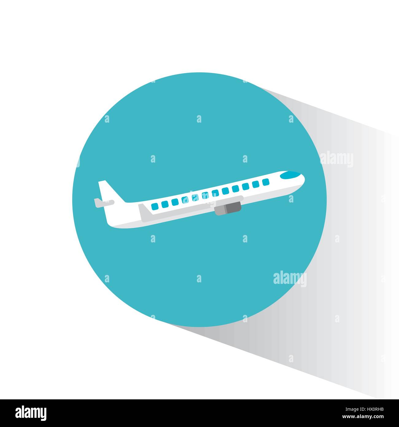 Flugzeug-Transport-Fahrzeug-Bild Stock Vektor