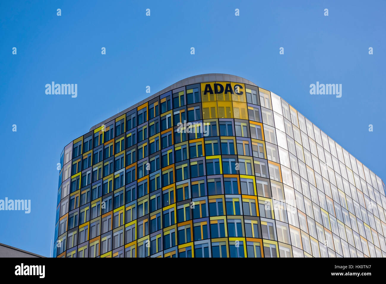 Deutscher Automobil-Club ADAC zentrale Gebäude in München, Deutschland Stockfoto