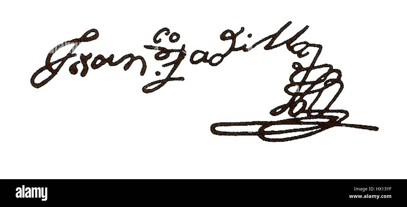 Francisco Padillas Signatur von 2012 ist ein zeitgenössisches Werk, das die Beteiligung des Künstlers an der modernen Kunst widerspiegelt. Die Signatur, die auf seinen individuellen Stil hinweist, repräsentiert den kreativen Beitrag des Künstlers im 21. Jahrhundert. Stockfoto