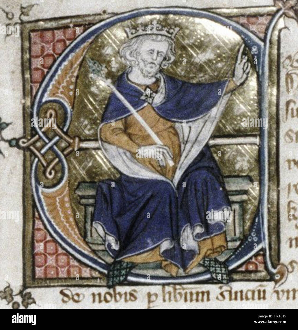 Eduard I., auch bekannt als Edward Longshanks, war von 1272 bis 1307 König von England, bekannt für seine militärischen Feldzüge und seine Rolle bei der Gründung des englischen Common Law. Stockfoto