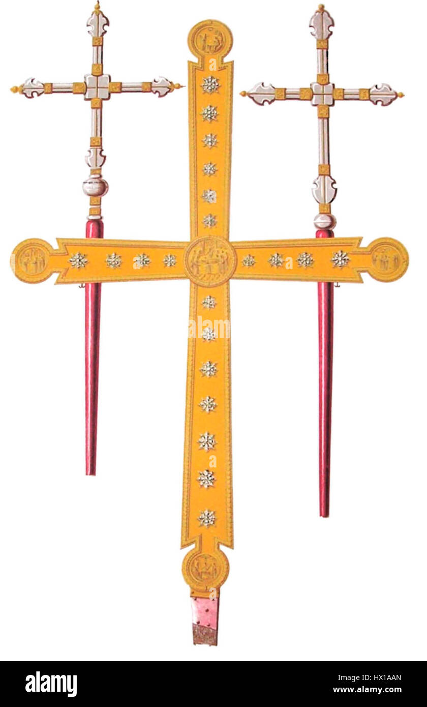 Eine Illustration aus „Drewnosti Russkogo Gosudarstva“ (Antiken des russischen Staates), Band 1, Platte 028a, zeigt Artefakte aus der russischen Geschichte, die das reiche kulturelle Erbe Russlands widerspiegeln. Stockfoto