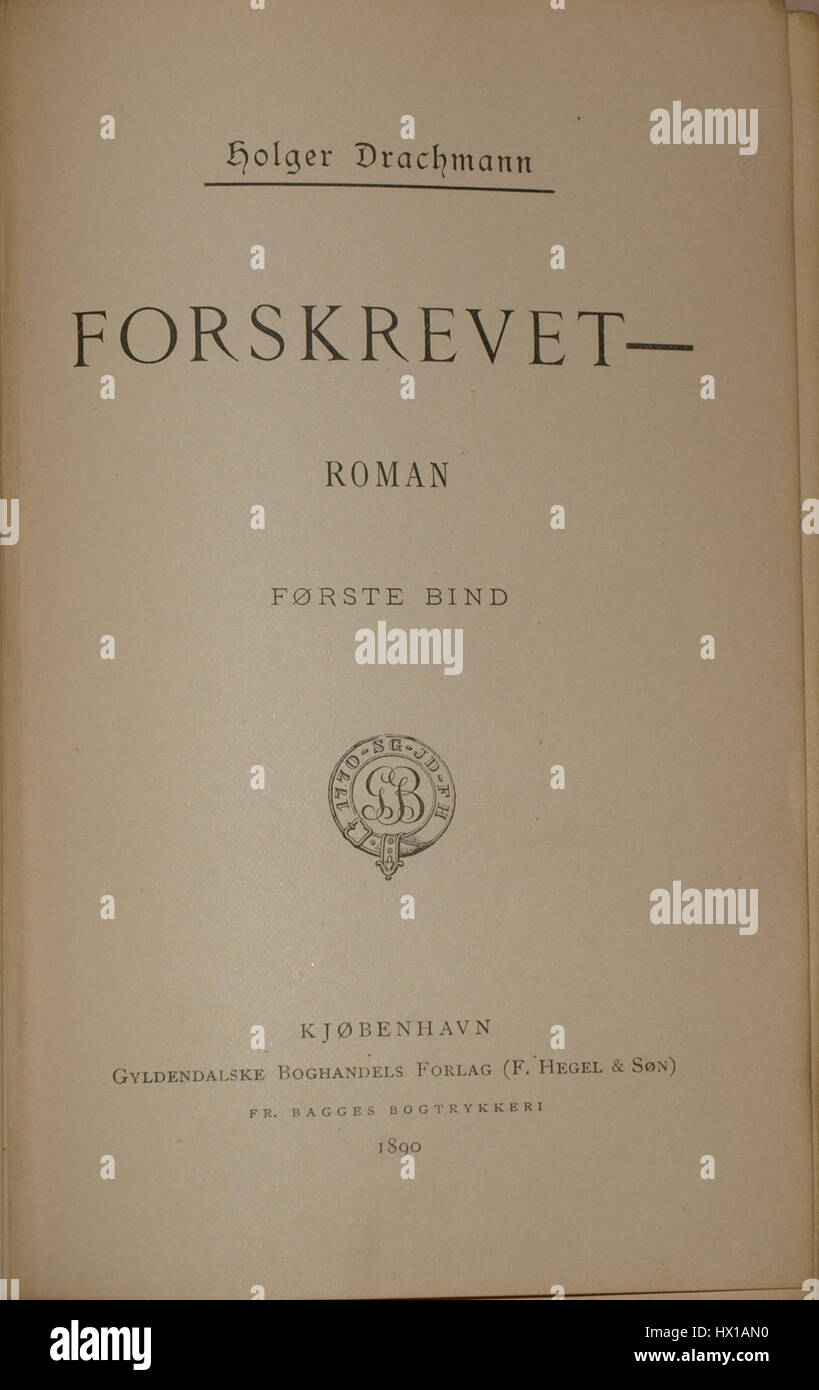 „Forskrevet“ ist ein dänisches Kunstwerk aus dem Jahr 1890, das den künstlerischen Stil und die kulturellen Trends Dänemarks im späten 19. Jahrhundert widerspiegelt. Das Stück bietet einen Einblick in die dänische Kunst dieser Zeit. Stockfoto