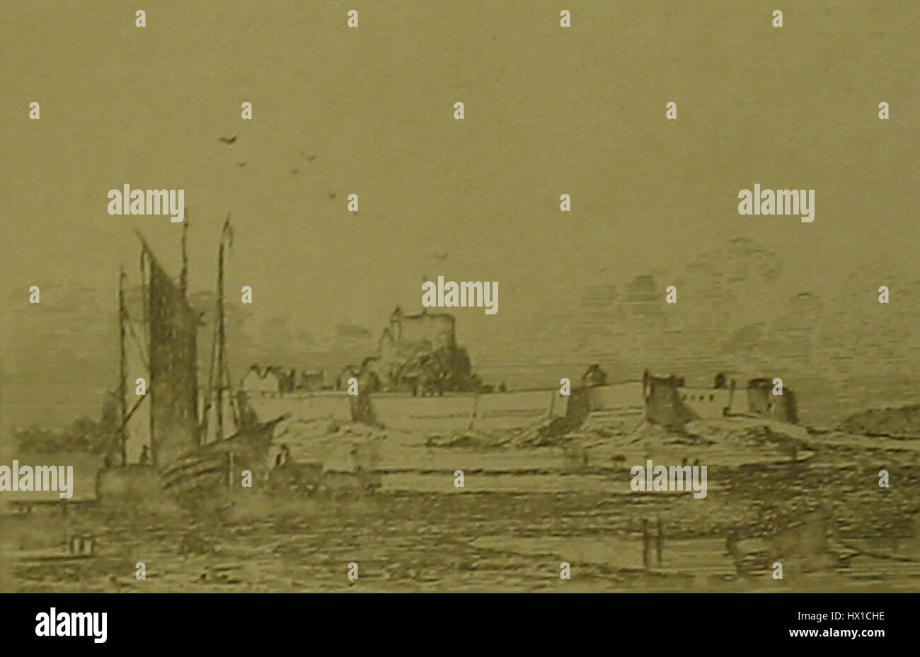 Elizabeth Castle ist ein historisches Wahrzeichen in Jersey, den Kanalinseln. Die Burg aus dem 16. Jahrhundert spielte eine entscheidende Rolle in der Verteidigungsgeschichte Jerseys. Sie war Zeuge verschiedener militärischer Ereignisse, unter anderem als Festung in Konfliktzeiten und als Symbol für die Geschichte und das Erbe der Insel. Stockfoto